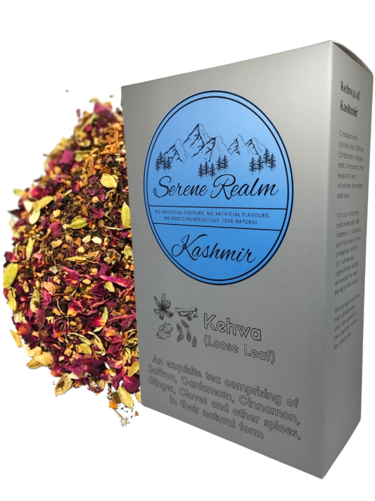 Kashmiri Kahwa Green Tea | Refreshing Taste & Aroma | 100% Natural | 100gm | 50 Cups