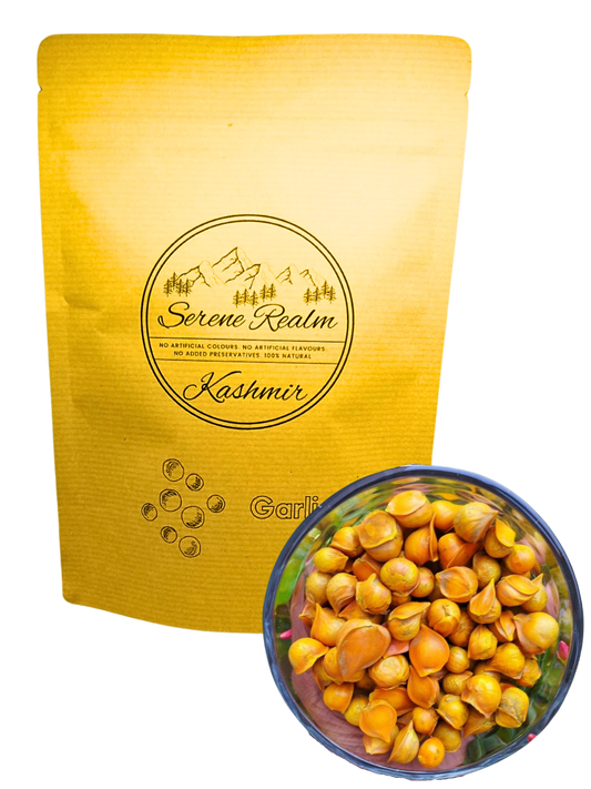 Serene Realm | Kashmiri Garlic 250gm | Kashmiri Lehsun | Mountain Garlic